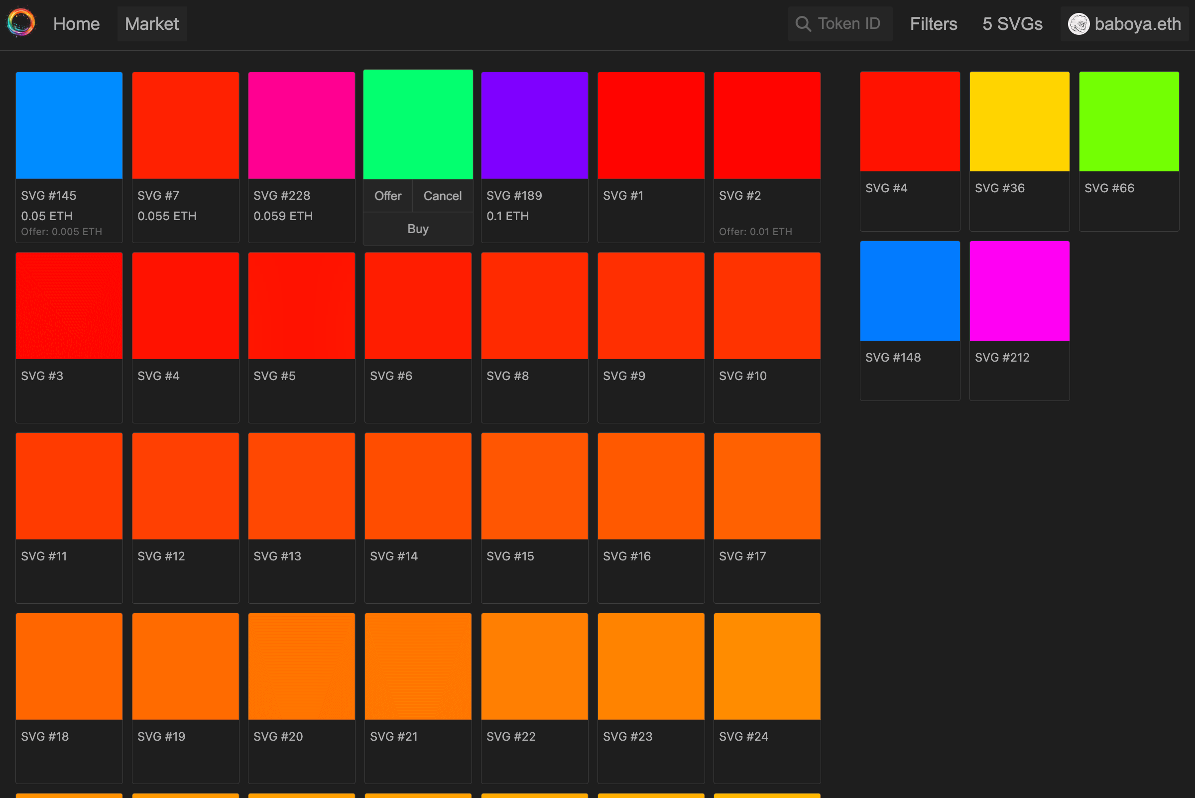RAINBOW project screenshot